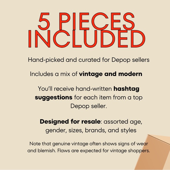 Funky Vintage & Modern Mix Reseller Mystery Box Starter Box - Picture 3 of 6